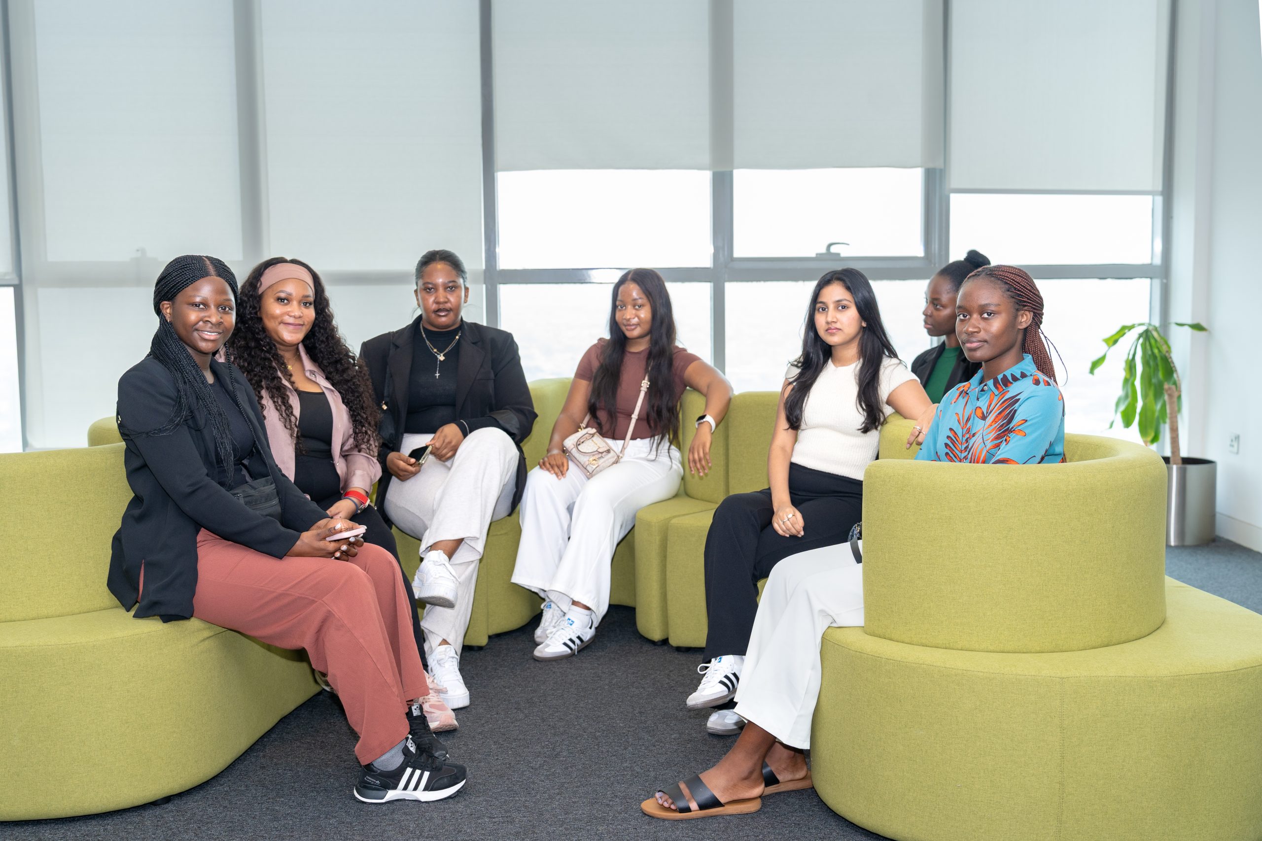 Diverse group of female students at Royal Roads University Ras Al Khaimah